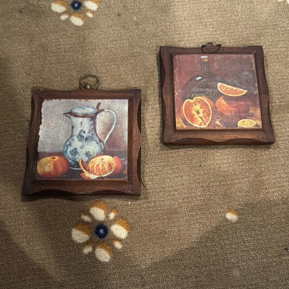 Still life wooden fruit pictures